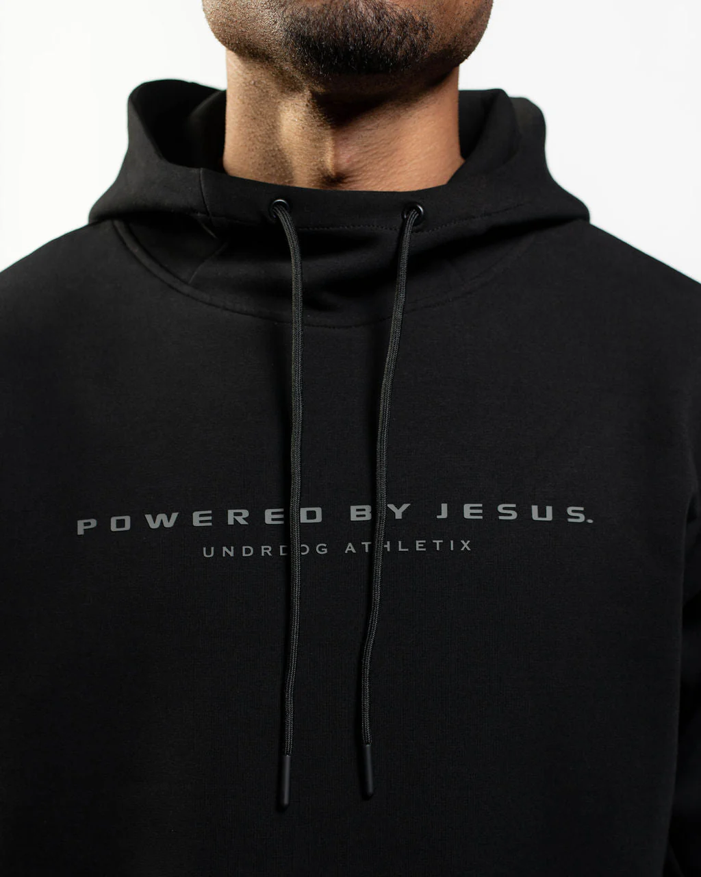 "PBJ" TECHWEAR HOODIE MATTE BLACK - Image 4