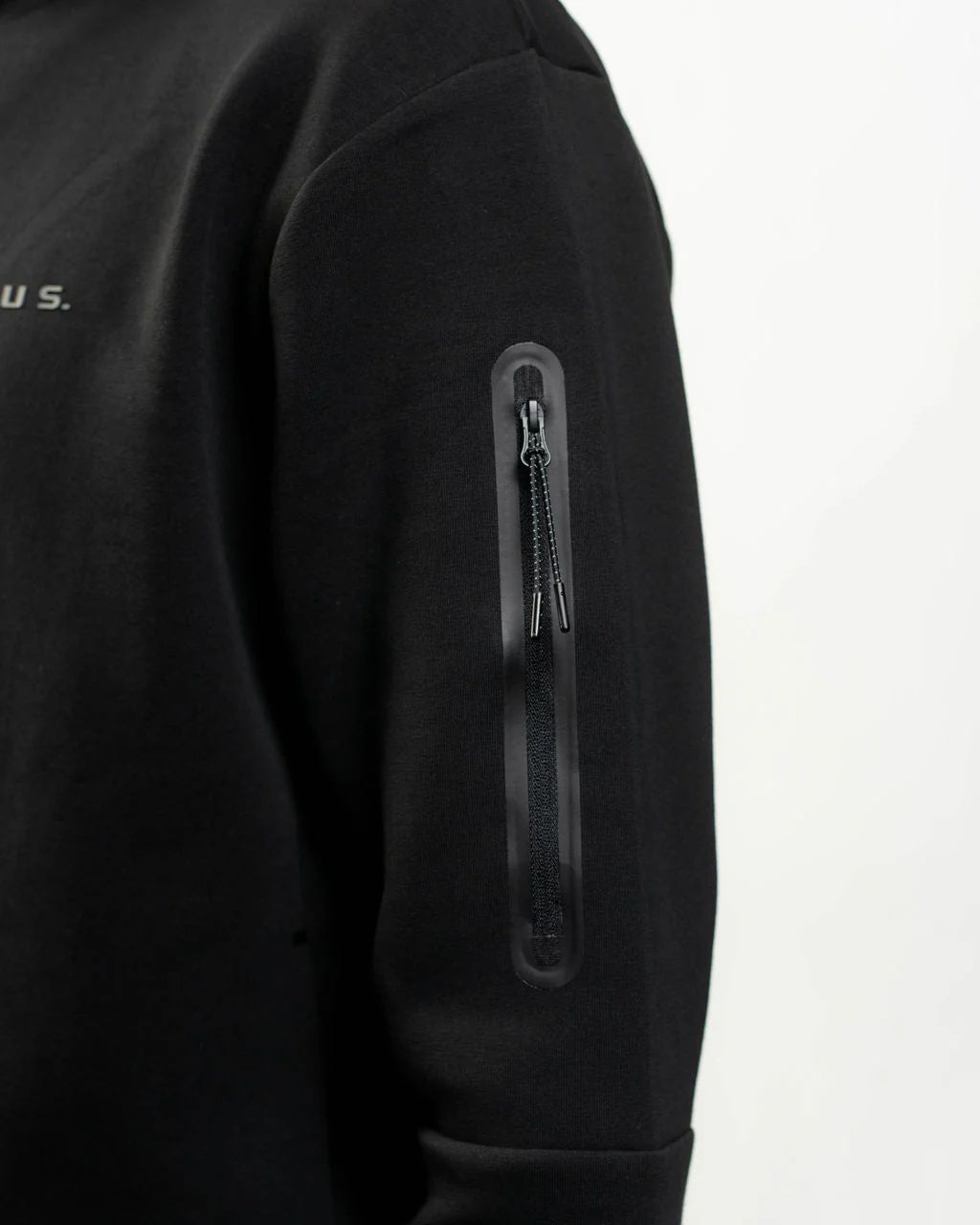 "PBJ" TECHWEAR HOODIE MATTE BLACK - Image 5
