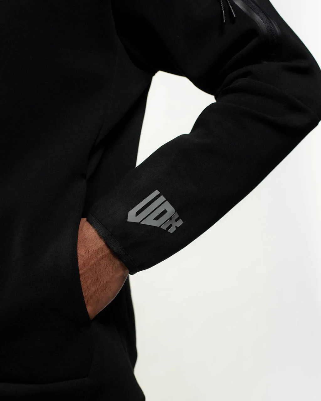 "PBJ" TECHWEAR HOODIE MATTE BLACK - Image 6