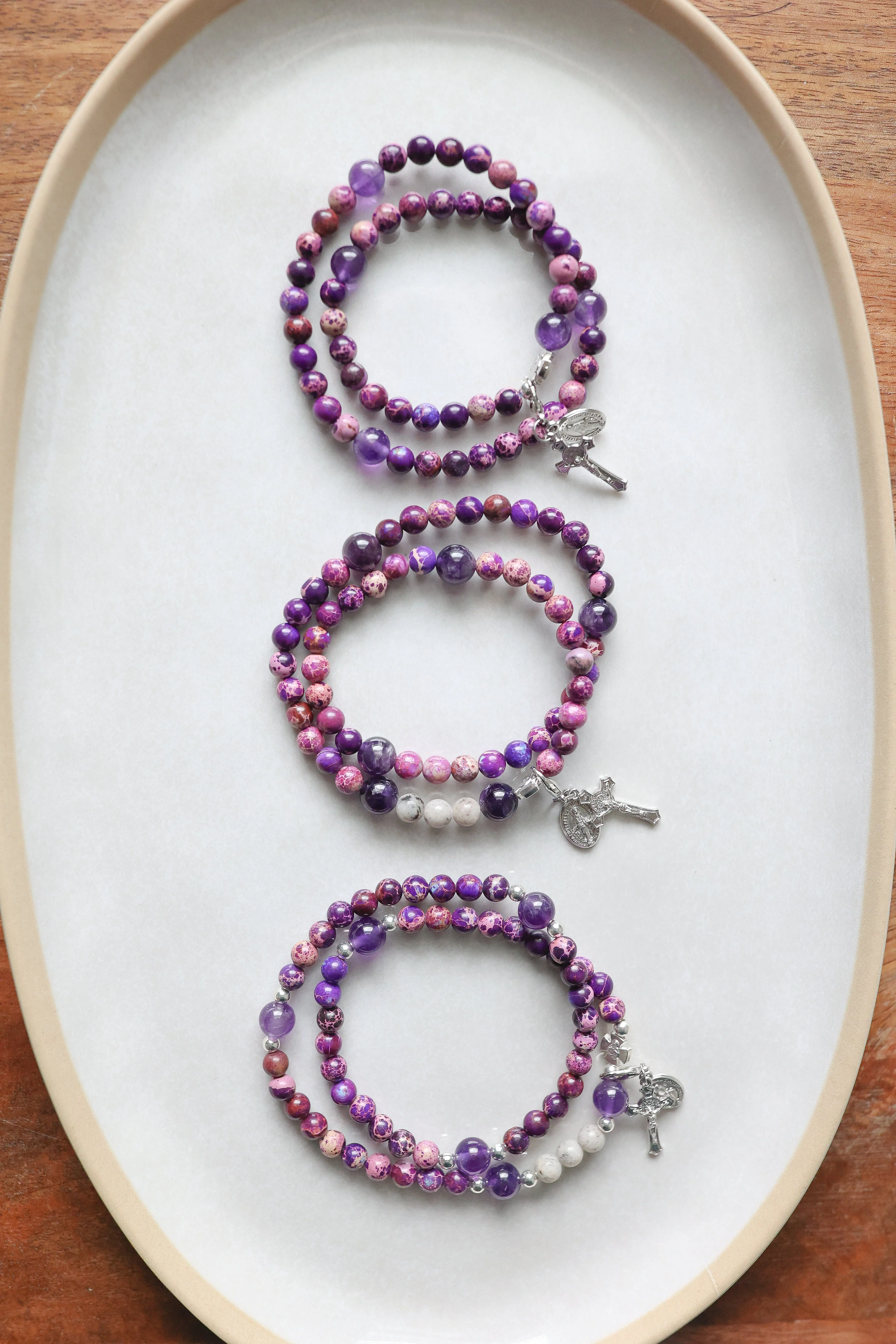 Penance | Stretch & Wrap Rosary Bracelet - Image 5