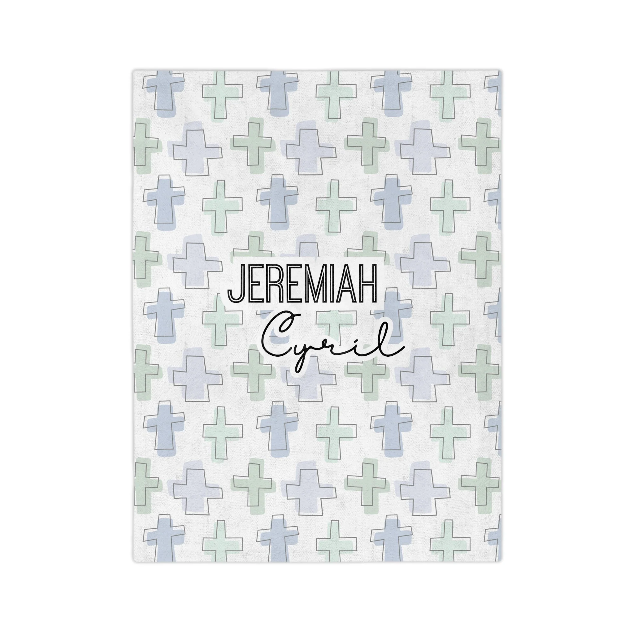 Personalized Rooted in Faith Minky Blanket - Image 10
