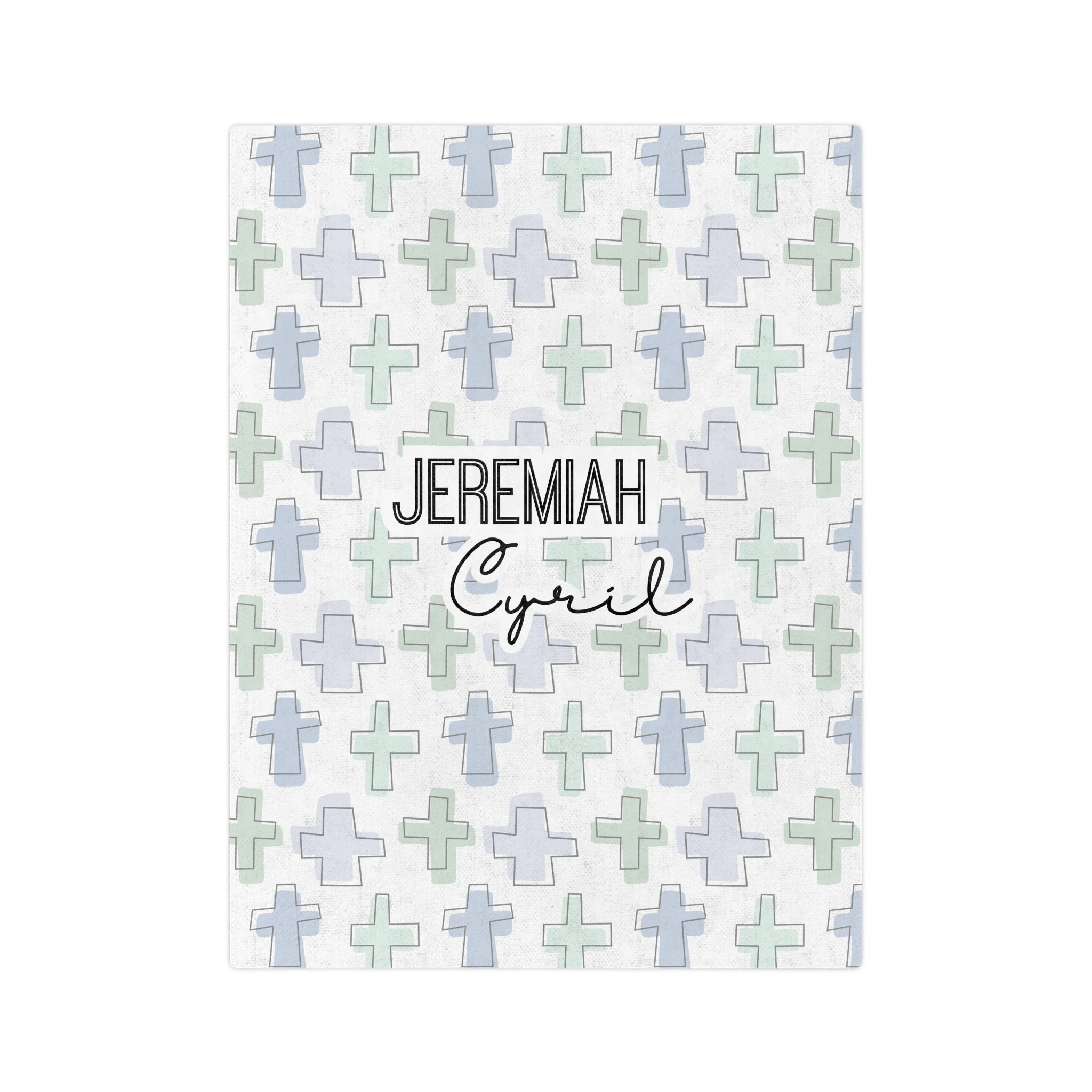 Personalized Rooted in Faith Minky Blanket - Image 11