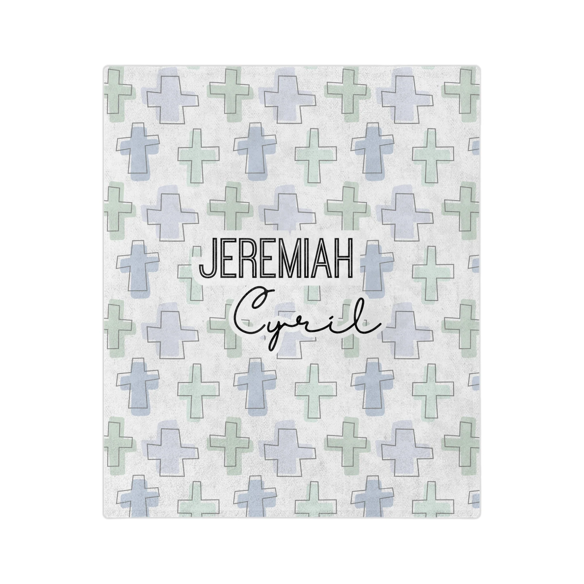 Personalized Rooted in Faith Minky Blanket - Image 12