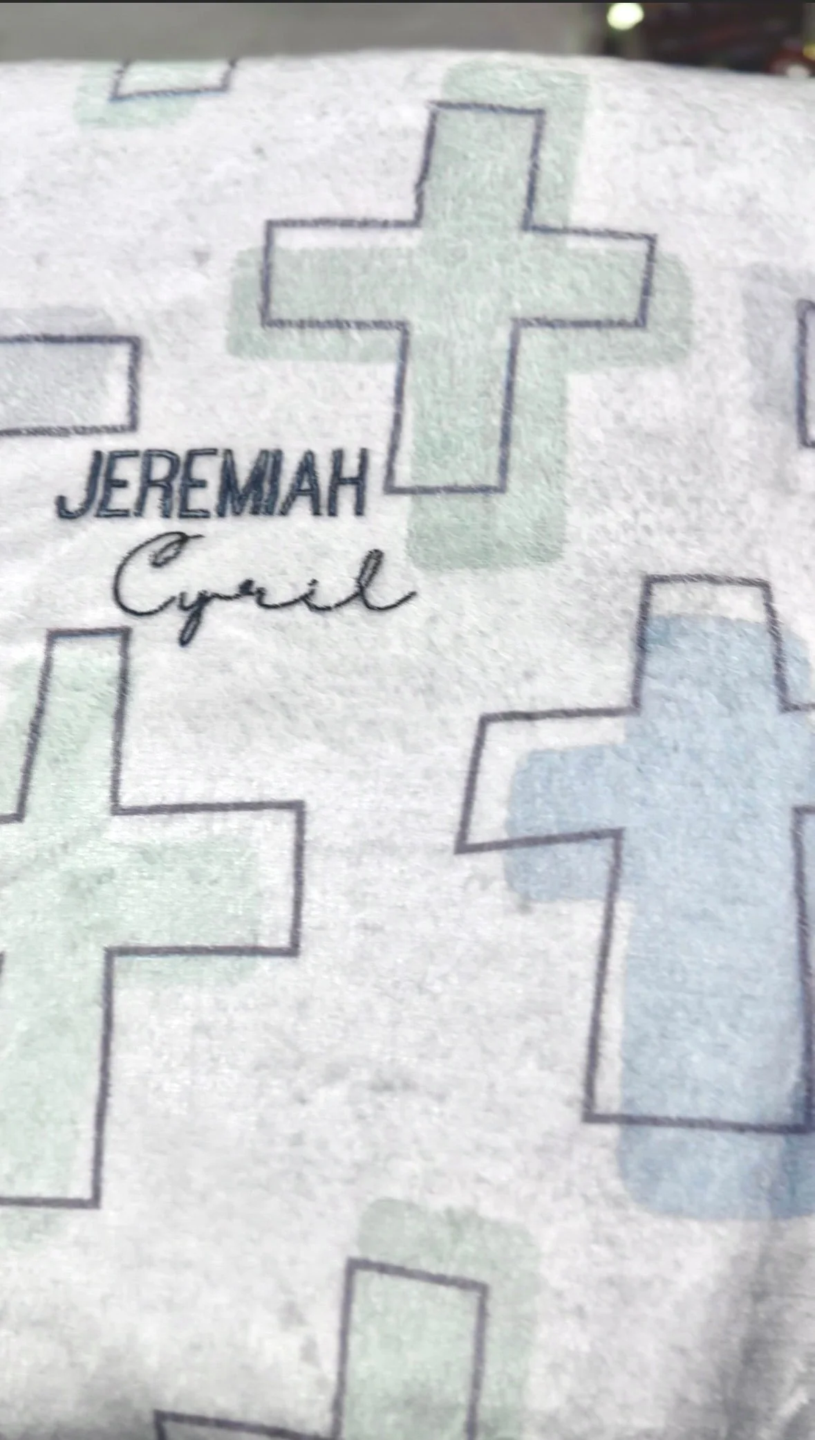 Personalized Rooted in Faith Minky Blanket - Image 2