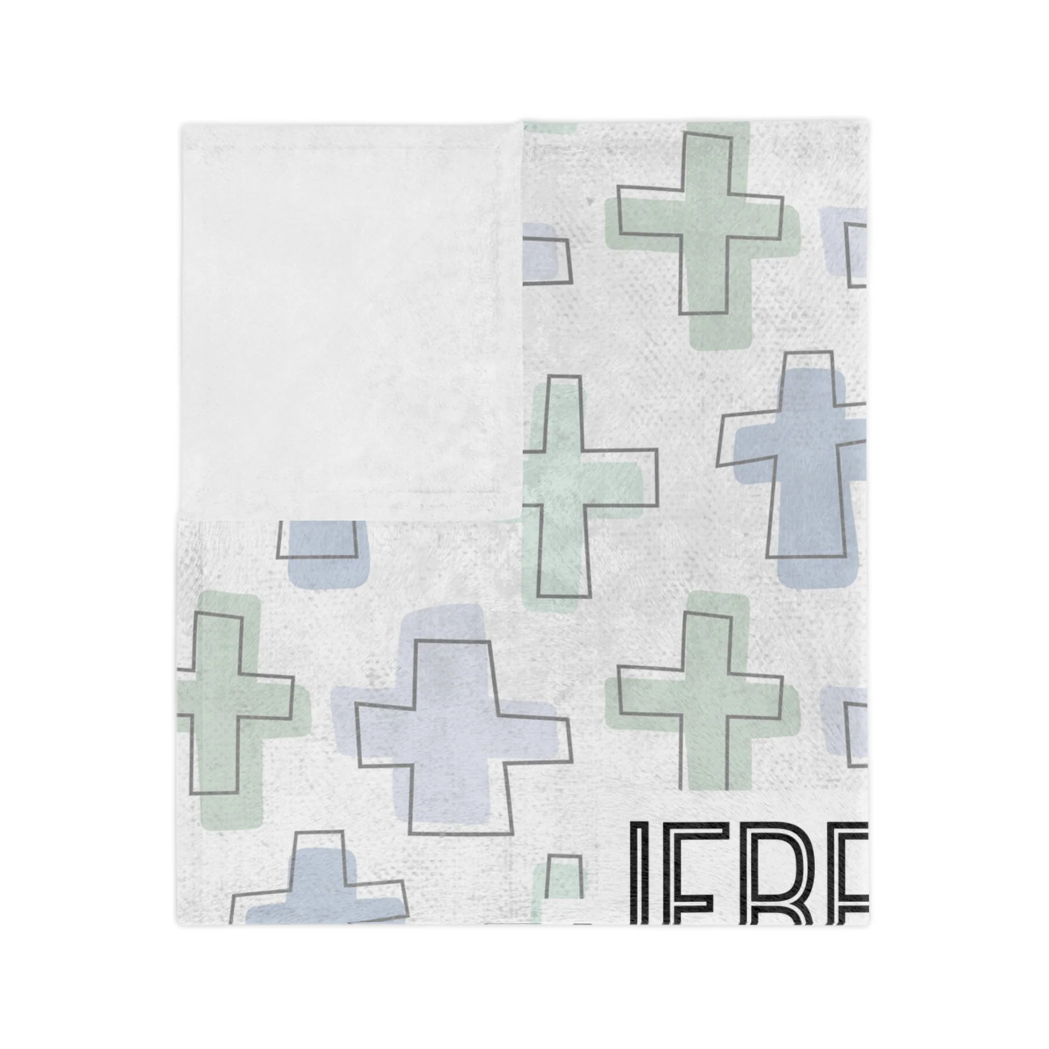 Personalized Rooted in Faith Minky Blanket - Image 8