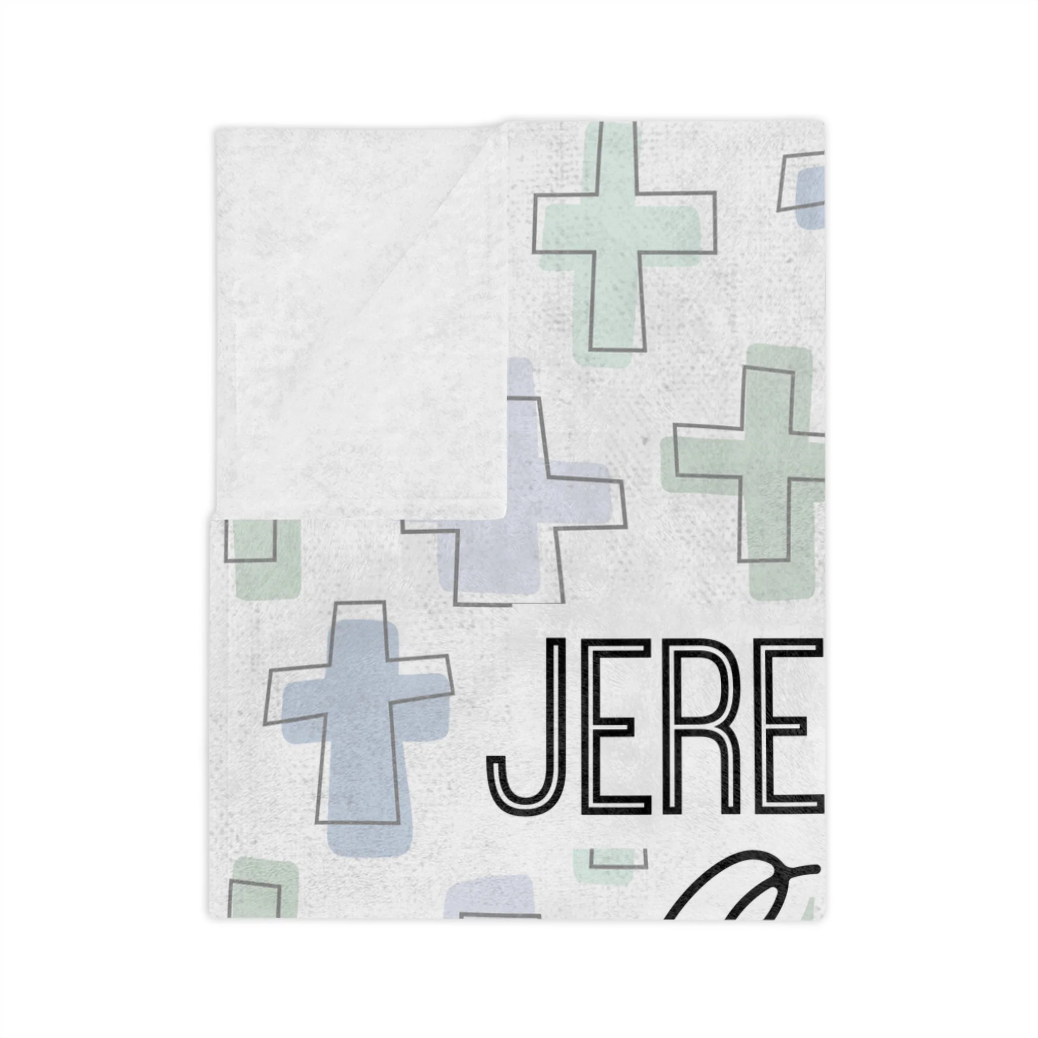 Personalized Rooted in Faith Minky Blanket - Image 9
