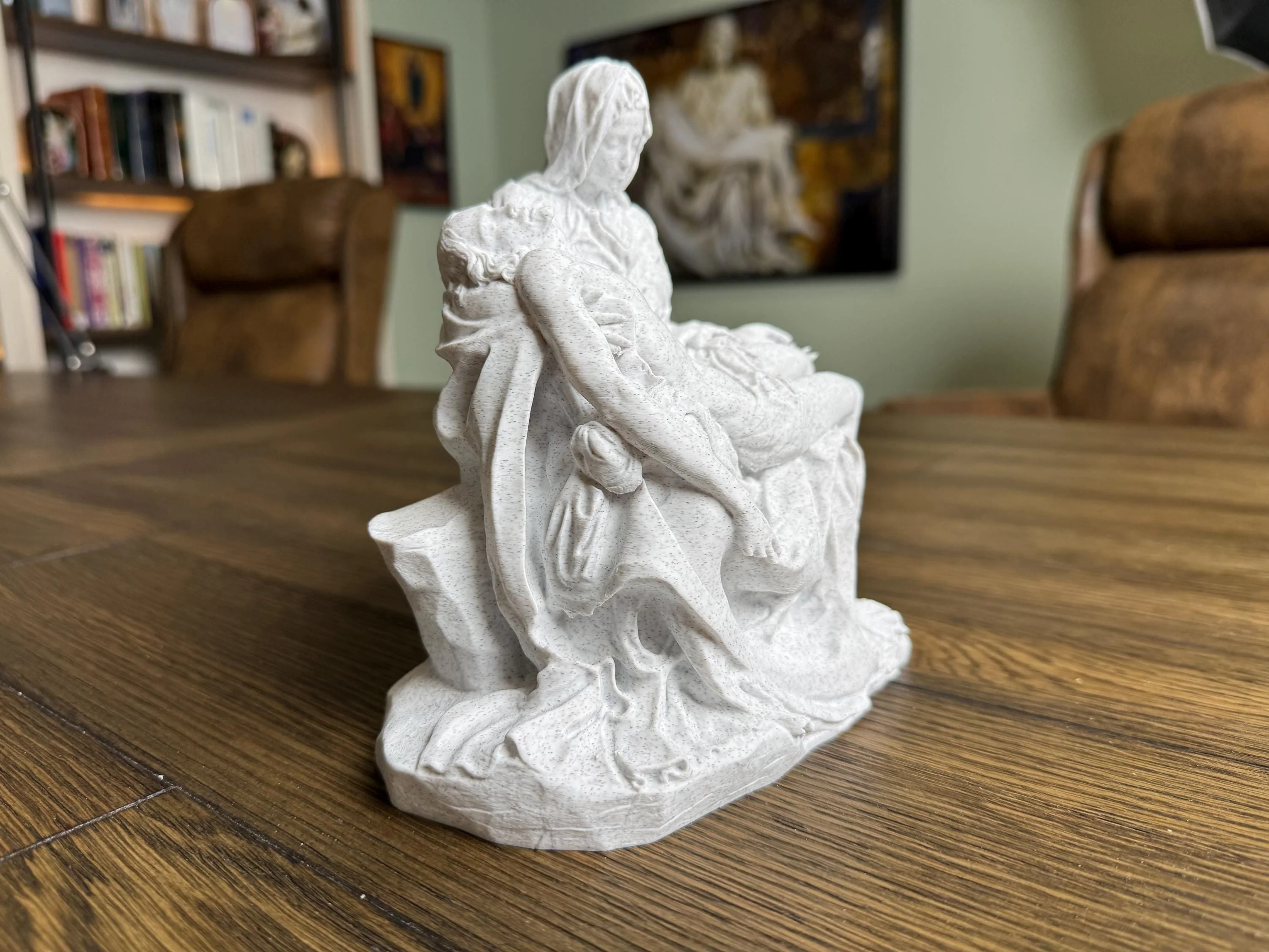 Pieta Statue 3D Printed - Image 2