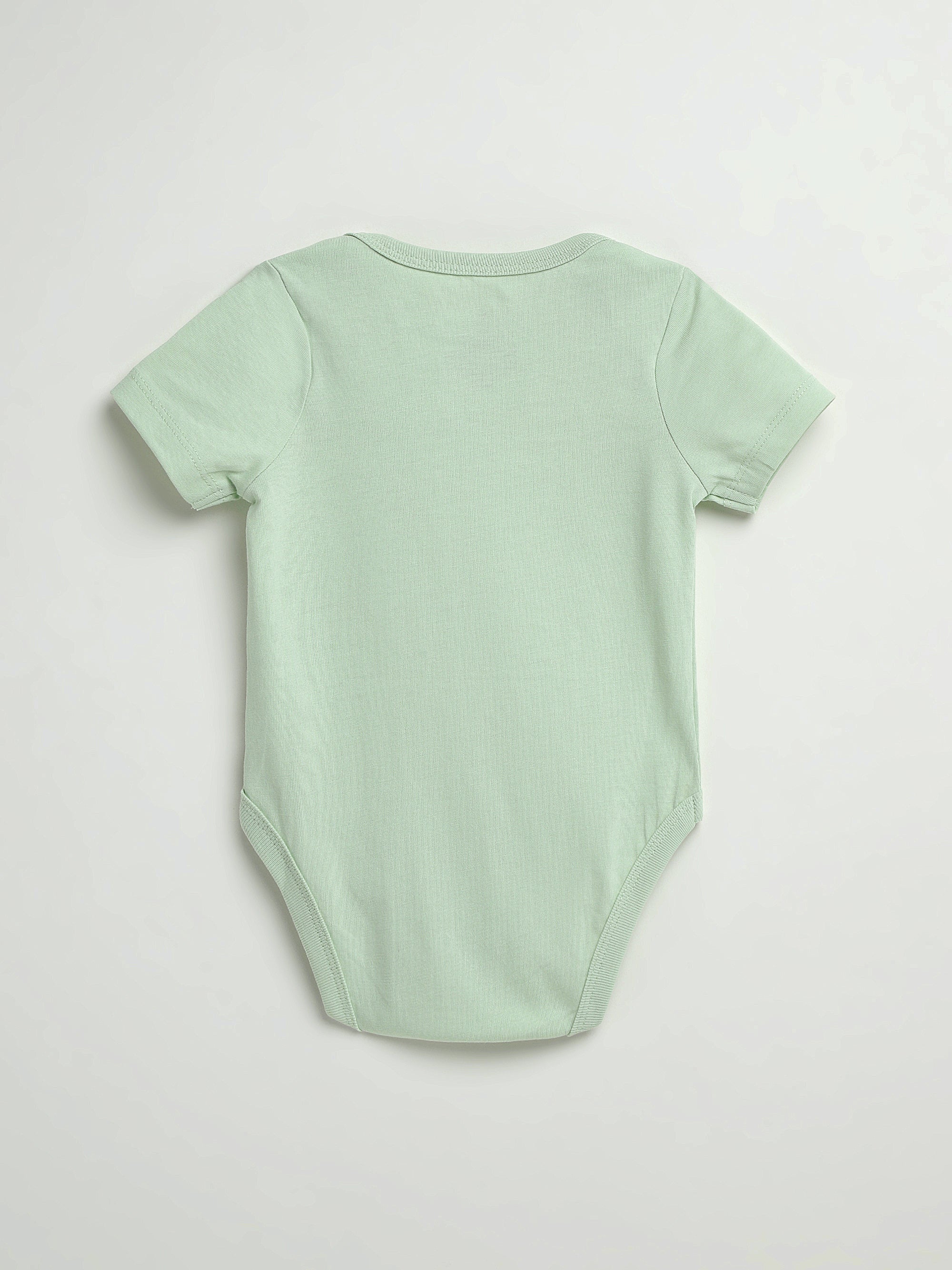 Pistachio Prayer Pocket Short Sleeve Bodysuit Cotton - Image 8