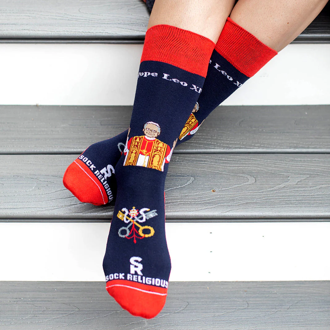Pope Leo XIV Adult Socks - Image 3