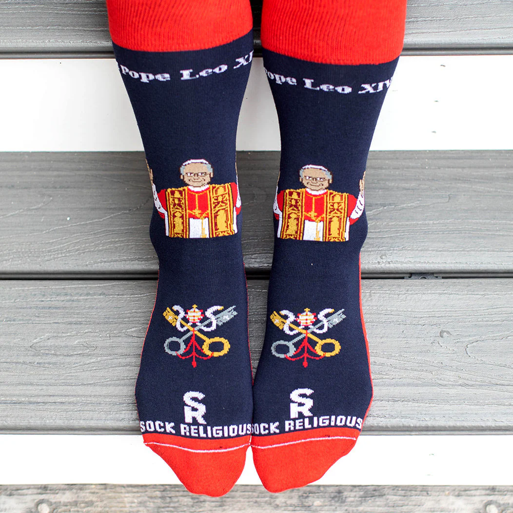 Pope Leo XIV Adult Socks - Image 4