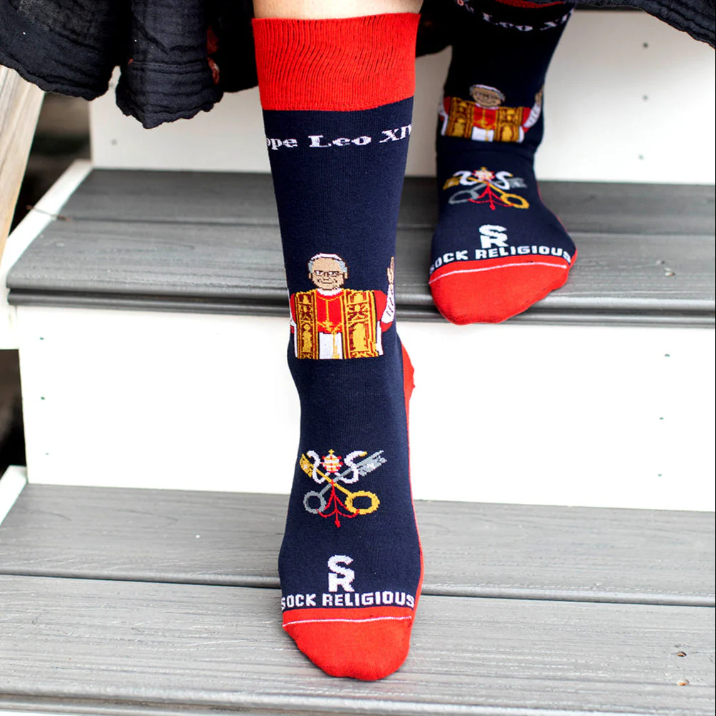 Pope Leo XIV Adult Socks - Image 5