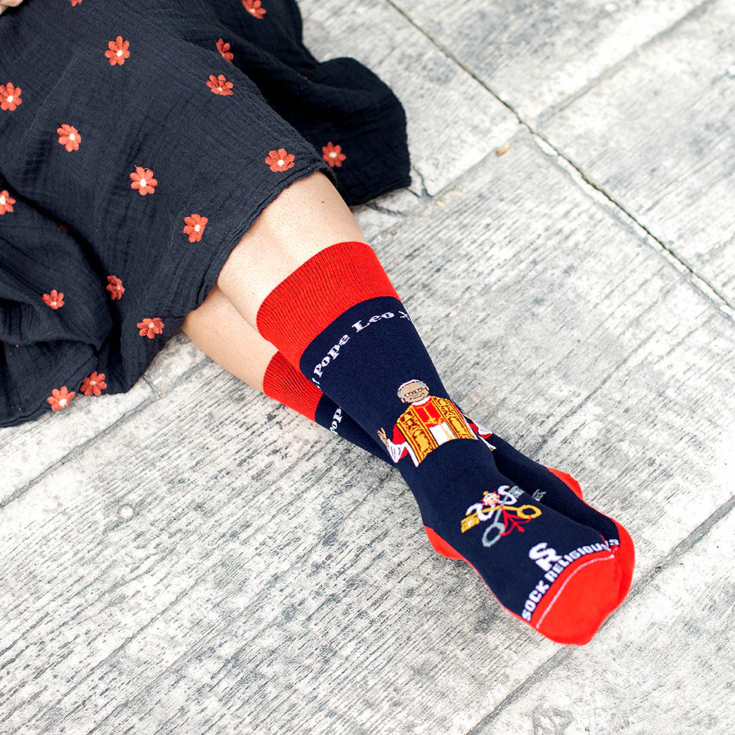 Pope Leo XIV Adult Socks - Image 6