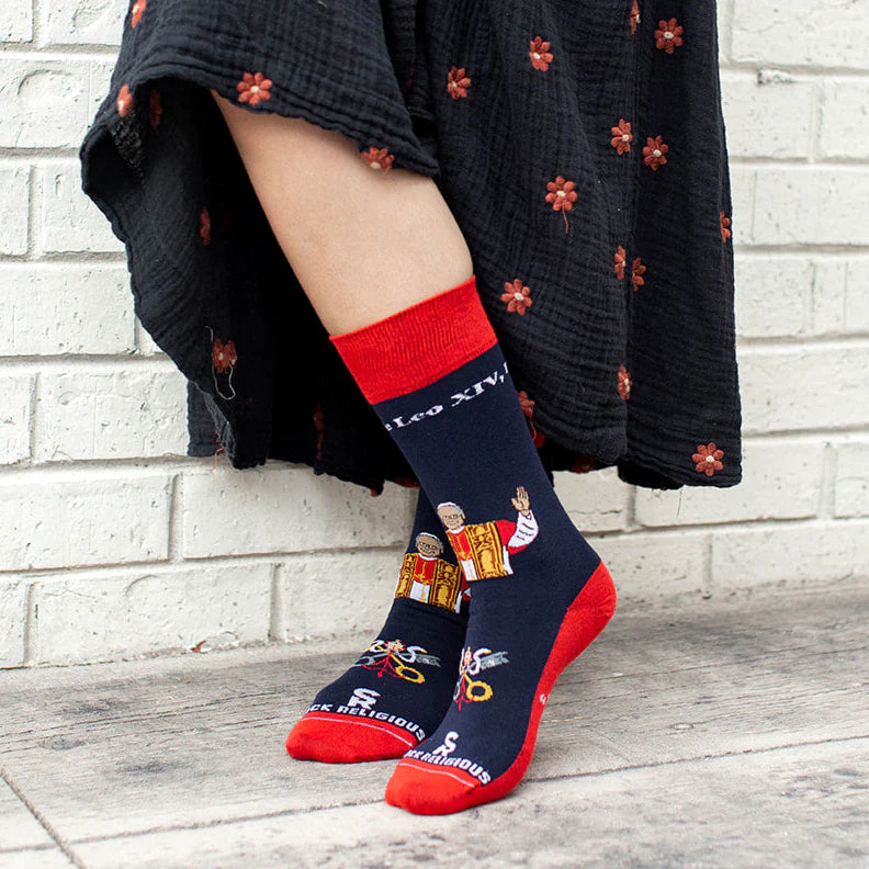 Pope Leo XIV Adult Socks - Image 8