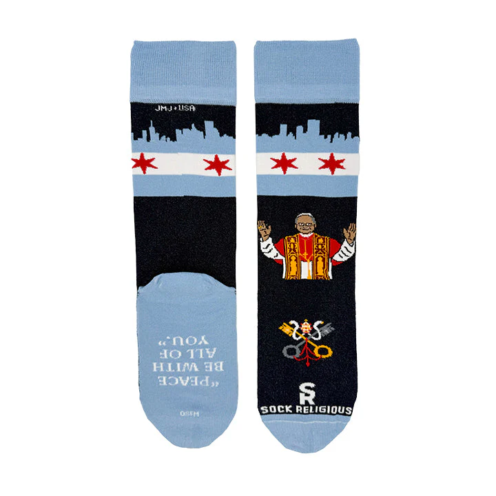 Pope Leo XIV - Chicago Adult Socks - Image 2