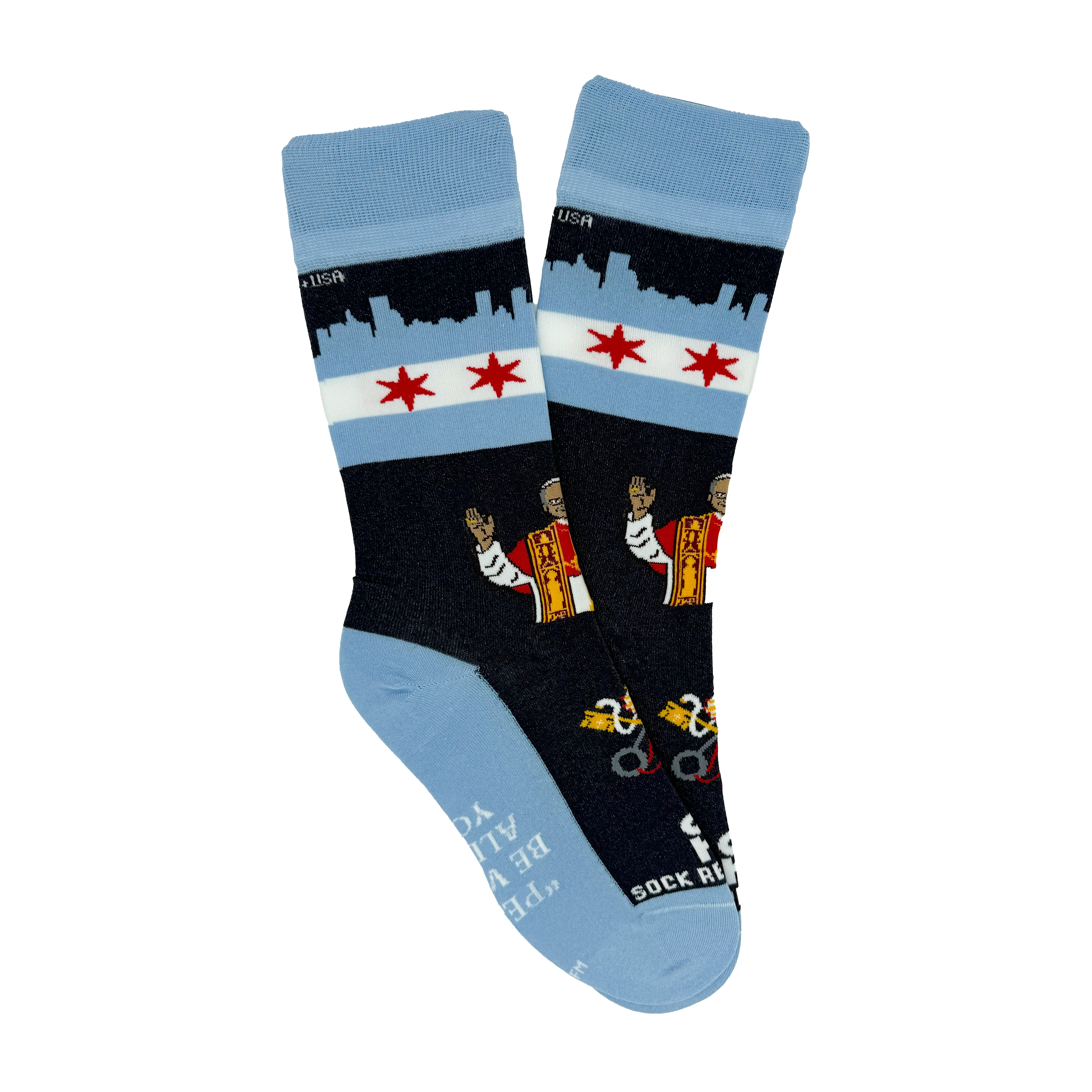 Pope Leo XIV - Chicago Adult Socks - Image 3