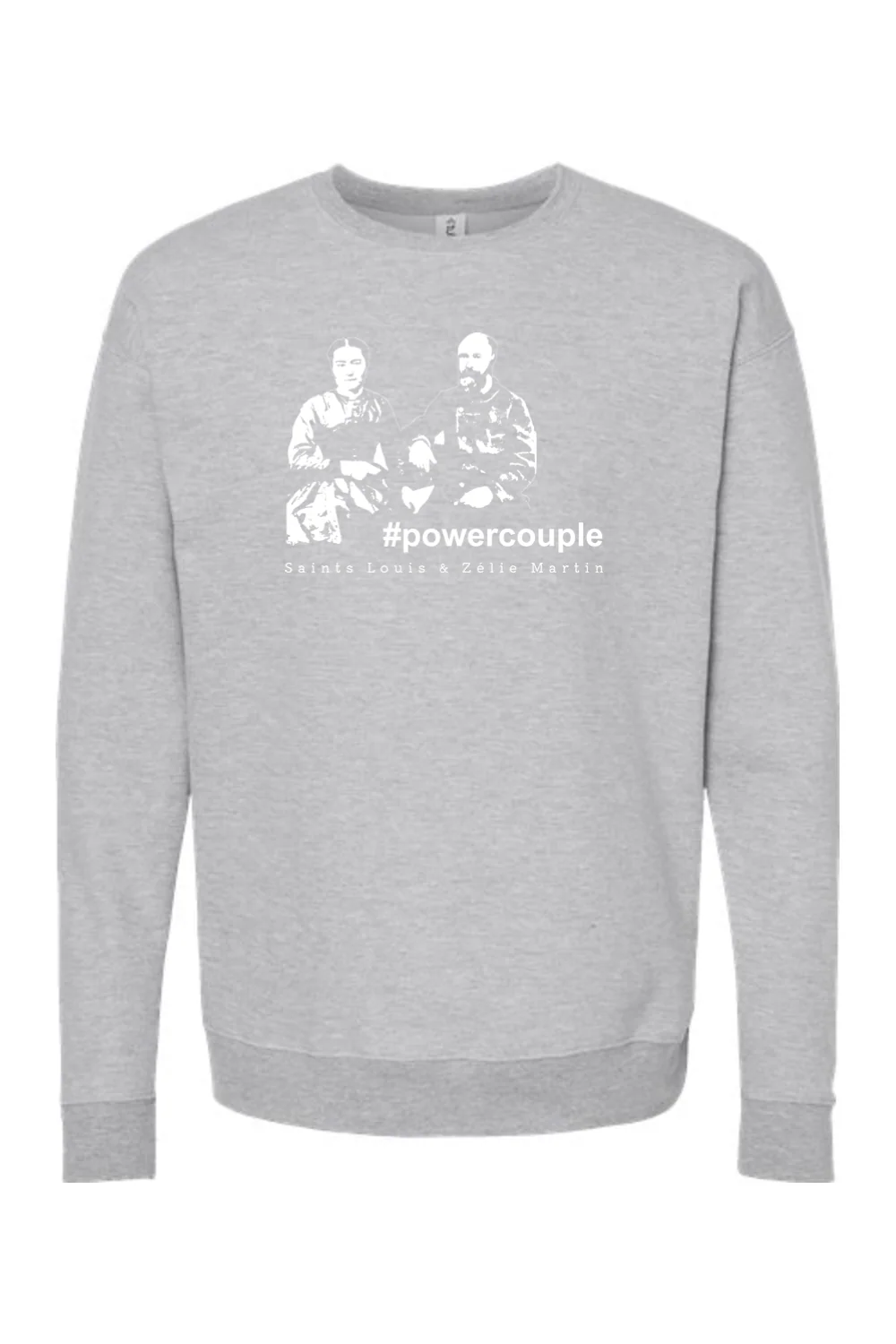 #powercouple, Louis & Zelie Martin - Crewneck Sweatshirt - Image 7
