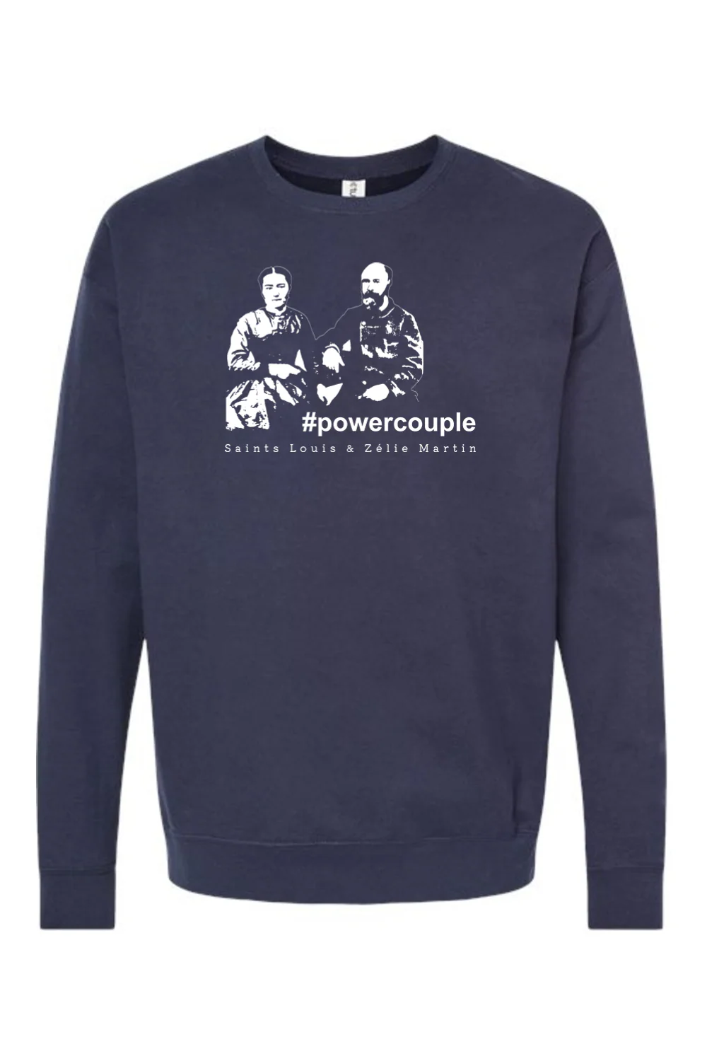 #powercouple, Louis & Zelie Martin - Crewneck Sweatshirt - Image 9