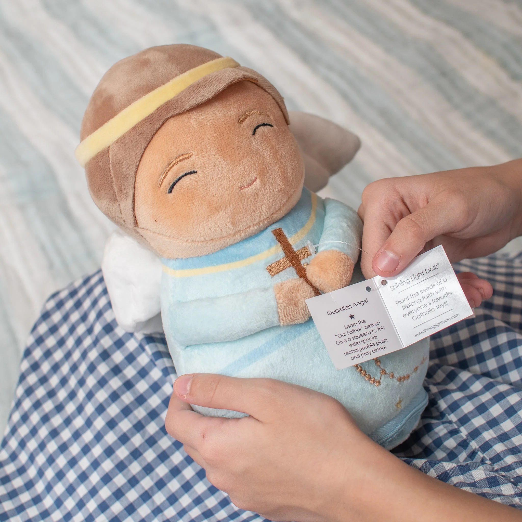 Prayer to Your Guardian Angel Audio Plush Doll - Image 5