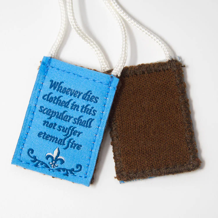 Kid's OLMC | Our Lady of Mt. Carmel Premium Brown Scapular - Image 6