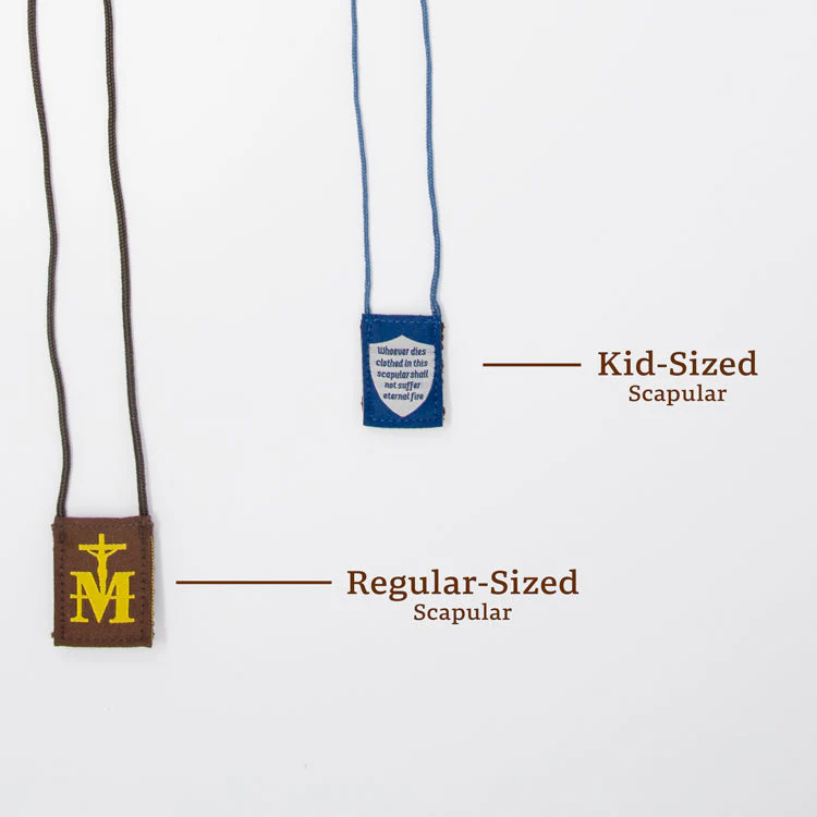 Kid's Shield | Premium Brown Scapular - Image 6