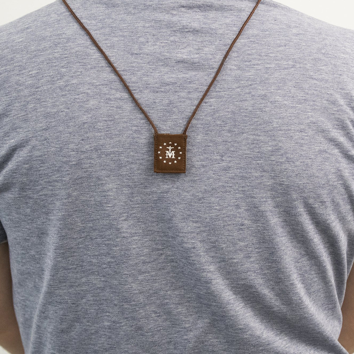 OLMC Crown of Stars | Our Lady of Mt. Carmel Premium Brown Scapular - Image 4