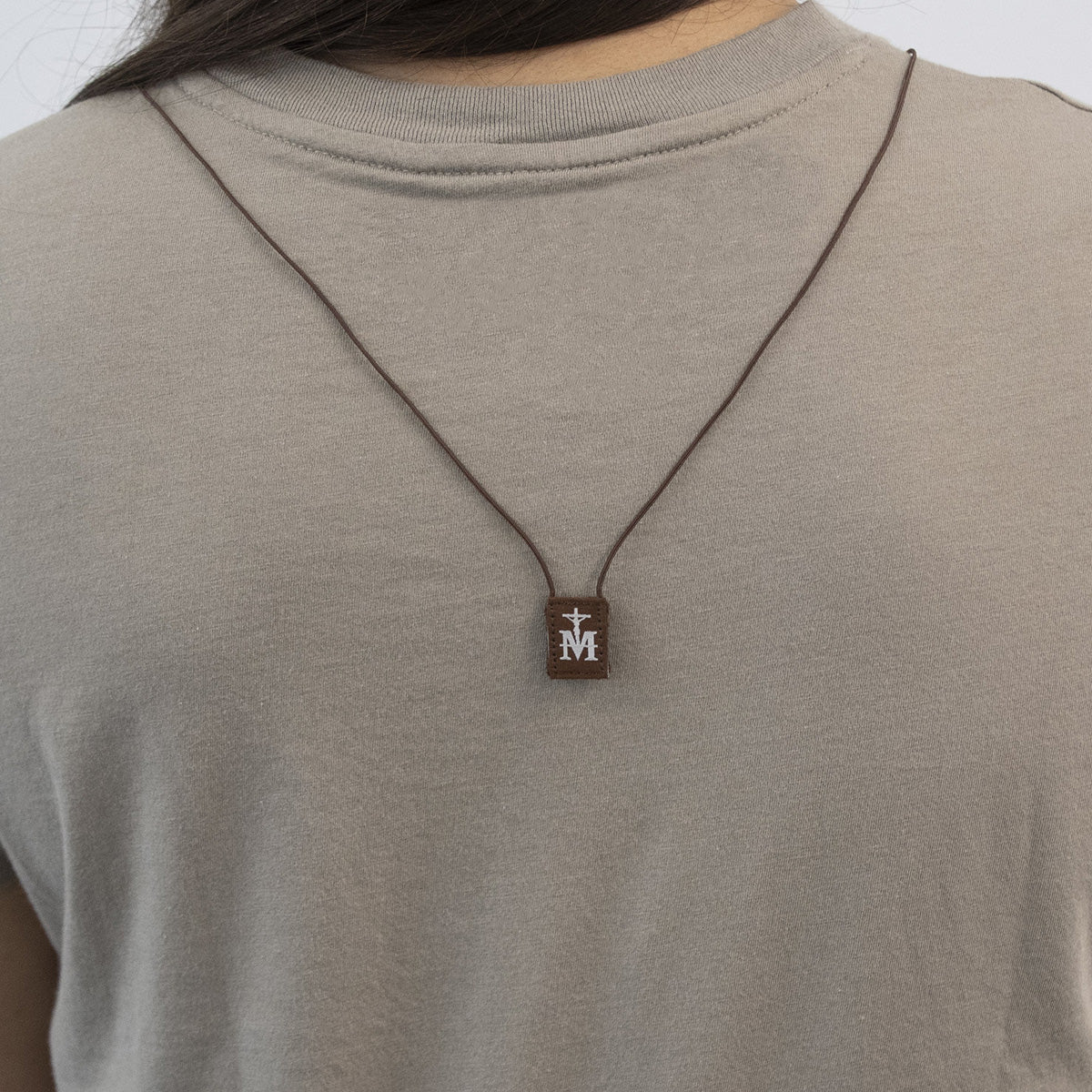 OLMC Mini | Our Lady of Mt. Carmel Premium Brown Scapular - Image 4