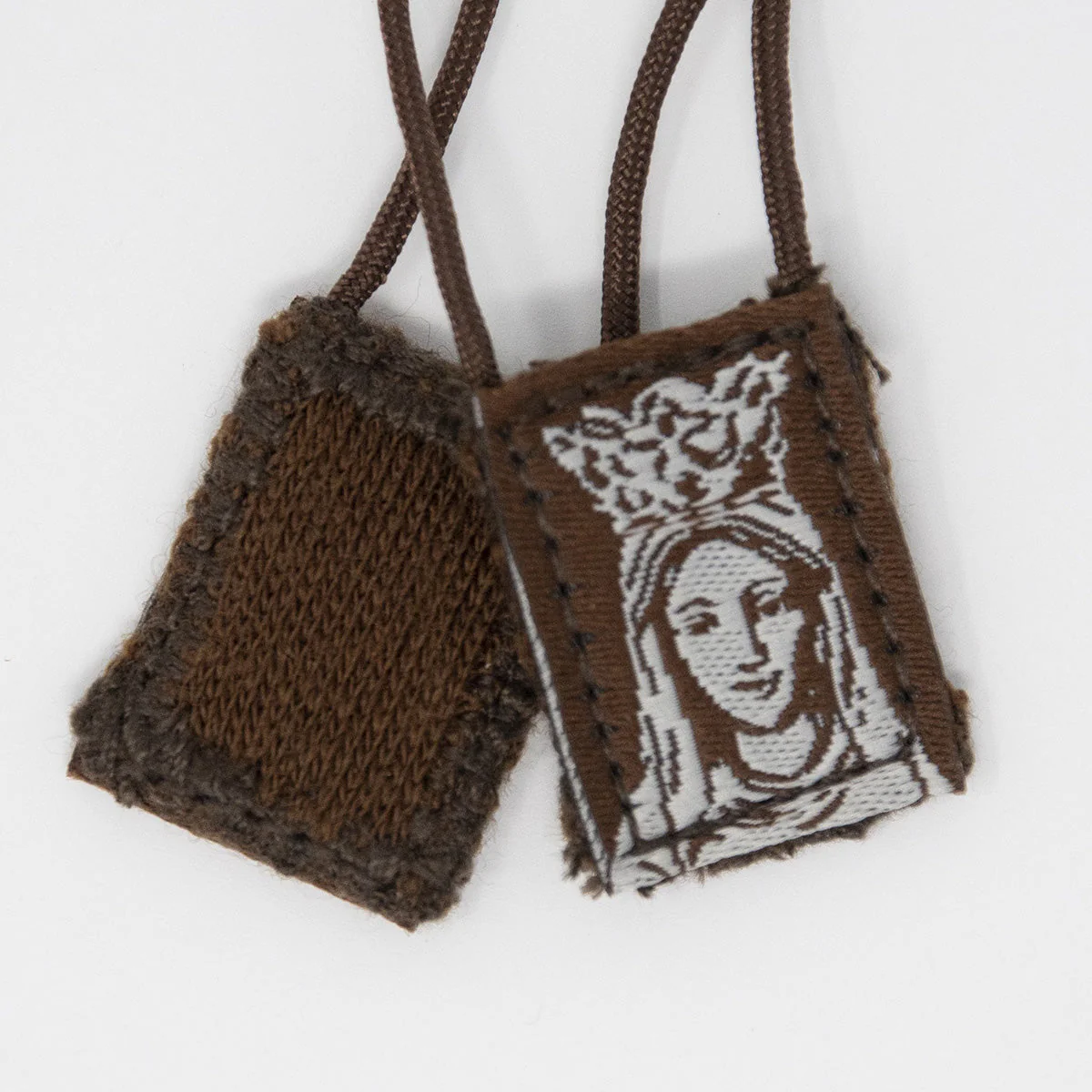 OLMC Mini | Our Lady of Mt. Carmel Premium Brown Scapular - Image 5
