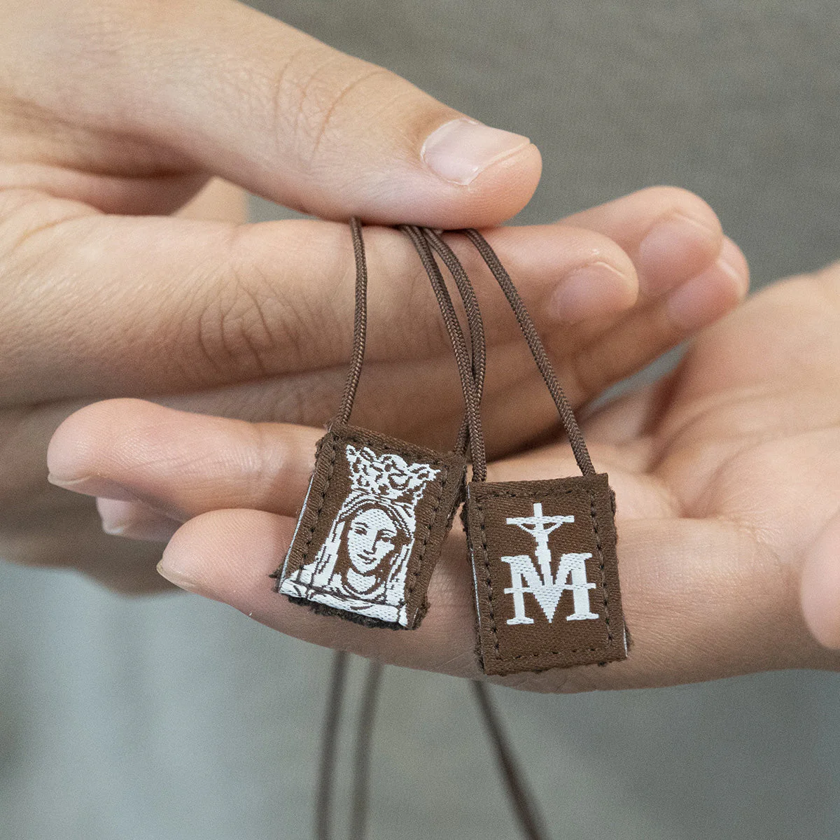 OLMC Mini | Our Lady of Mt. Carmel Premium Brown Scapular - Image 8
