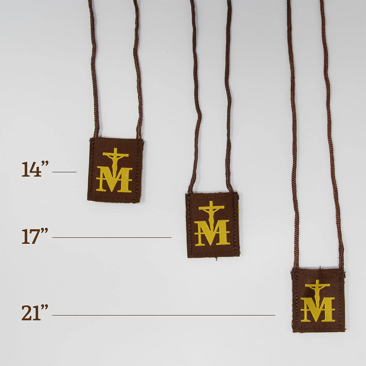 Marian Crucifix | Premium Brown Scapular - Image 5
