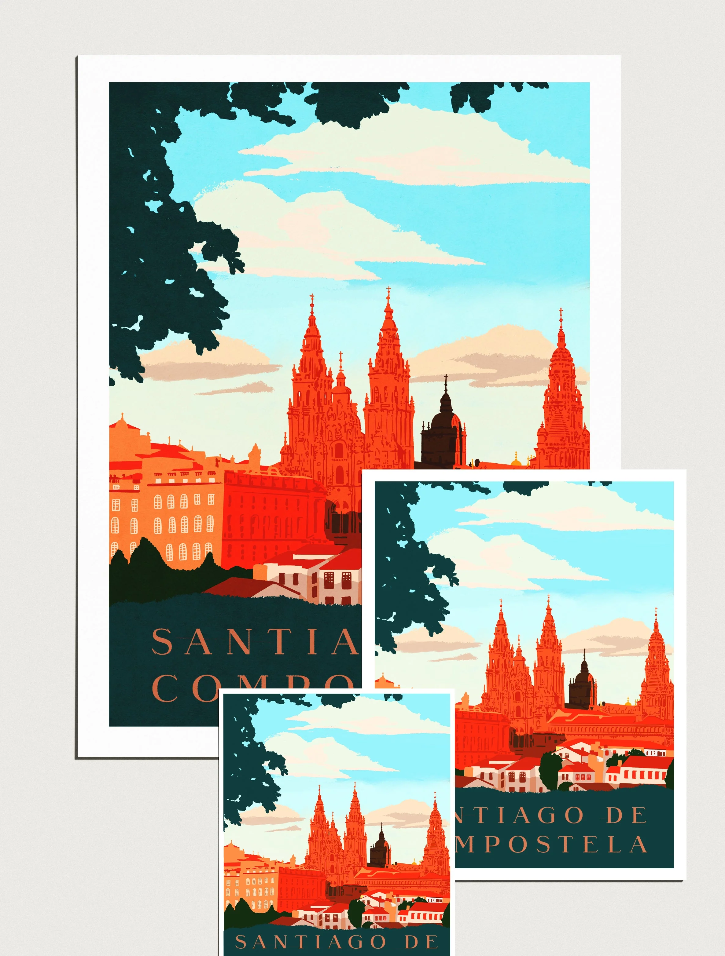 Print: Pilgrimage to Santiago de Compostela - Image 4