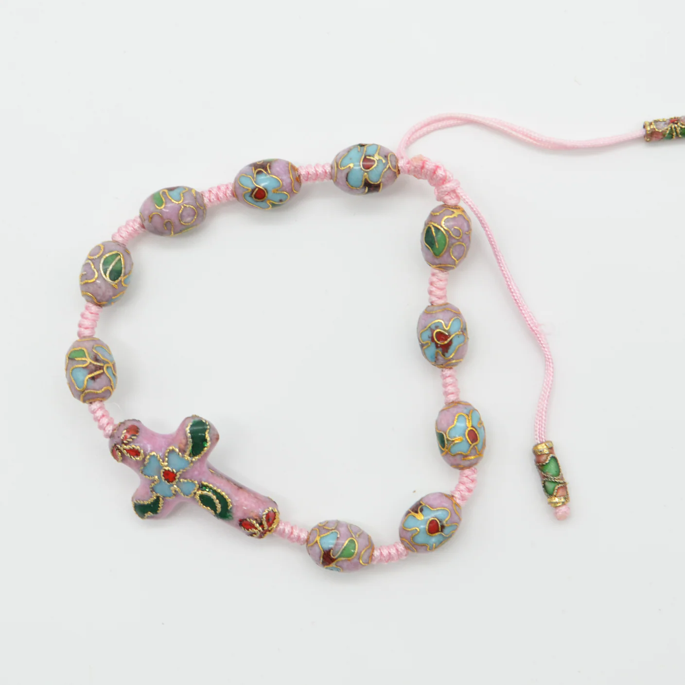 Pro-Life Cloisonné Rosary Bracelets - Image 2