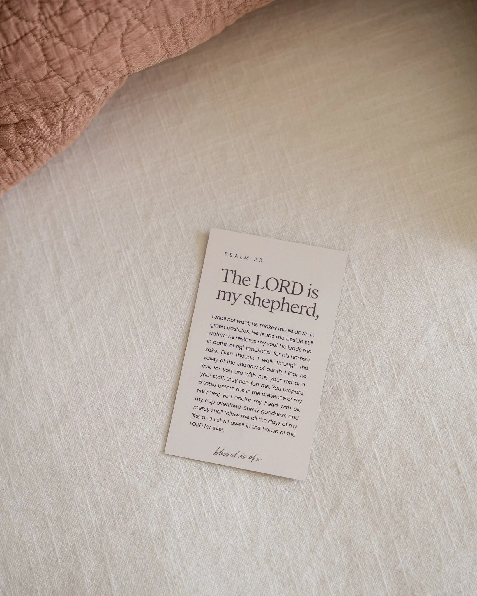 Psalm 23 Prayer Cards - 12 pack - Image 4
