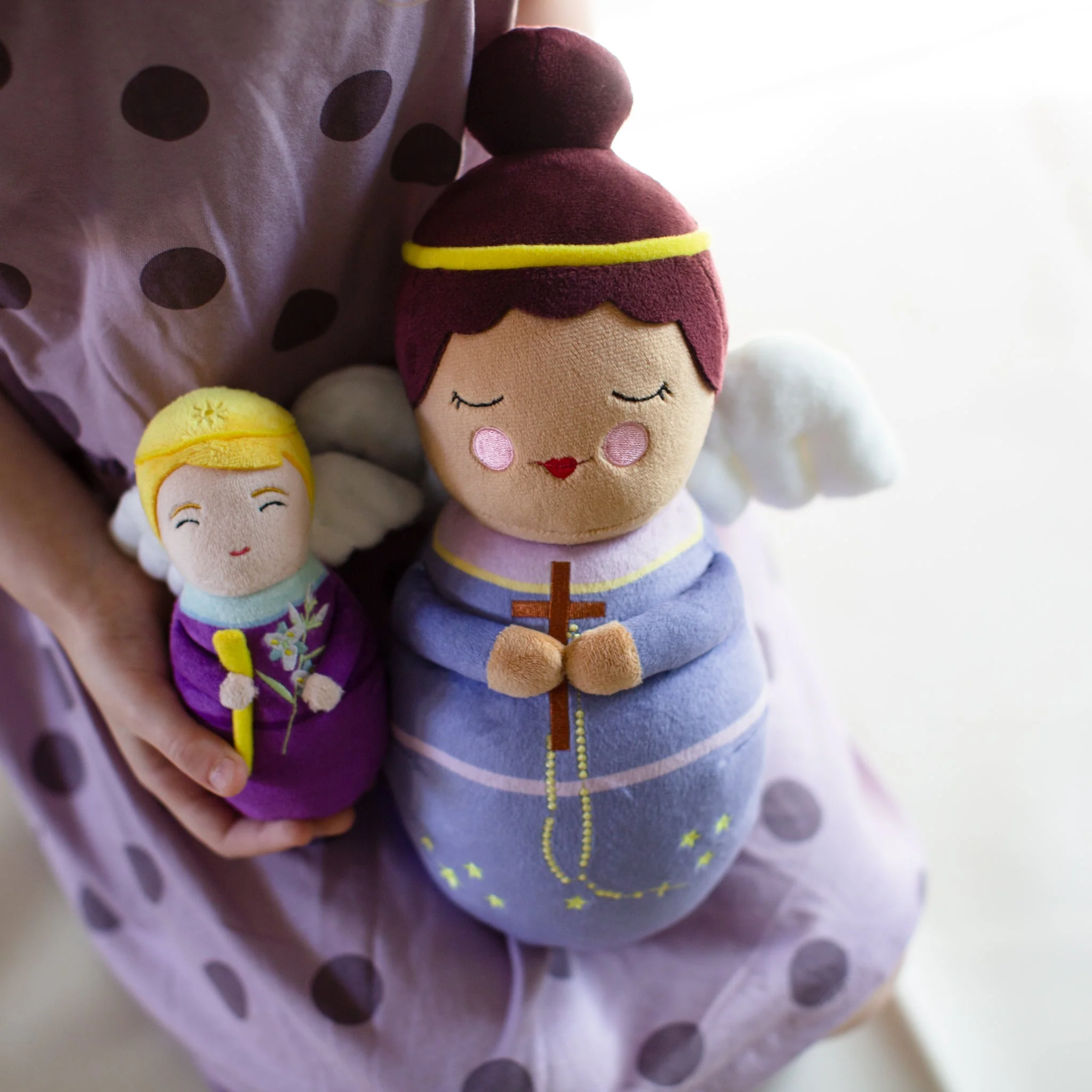 Purple Guardian Angel Plush Doll - Image 4