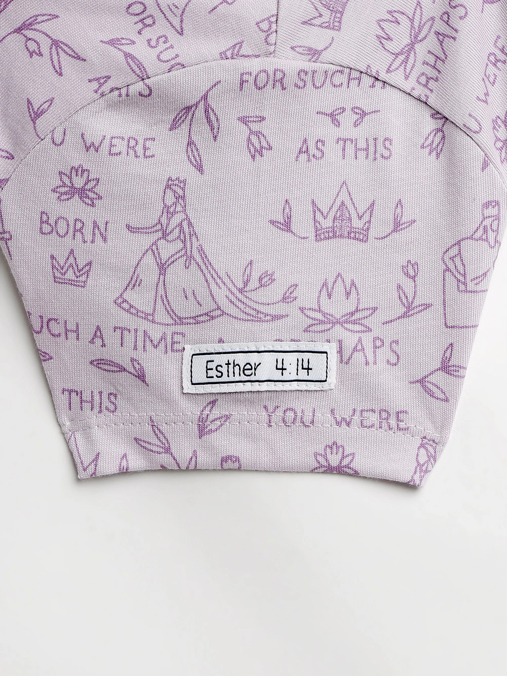 Queen Esther Lavender Twirl Dress Cotton - Image 6