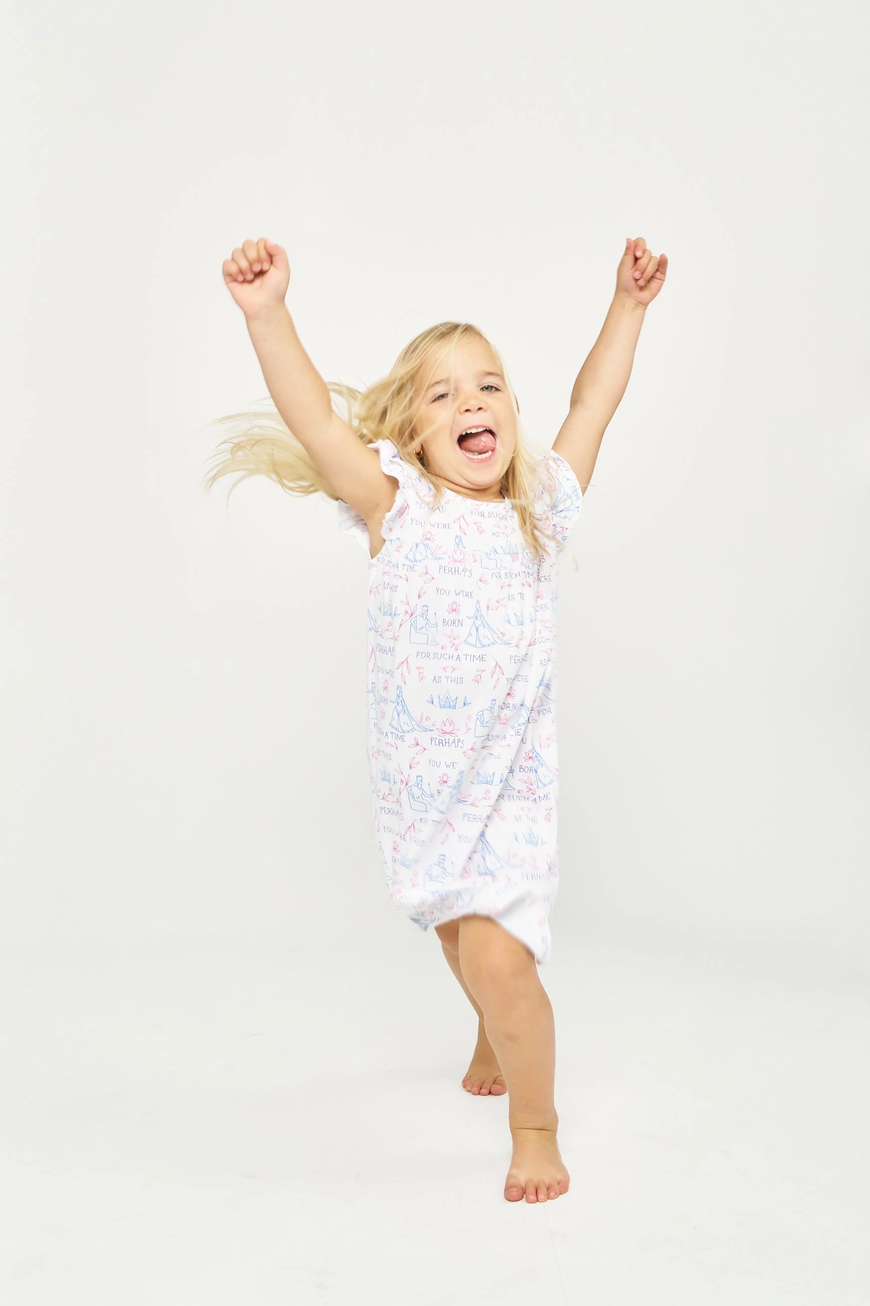 Queen Esther PJ Girls Nightgown Polyester - Image 3