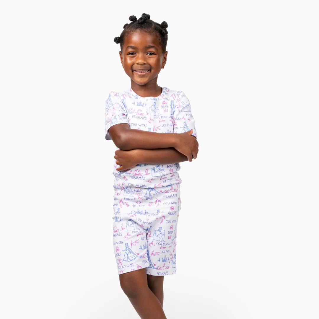Queen Esther PJ Shorts Set Cotton - Image 4