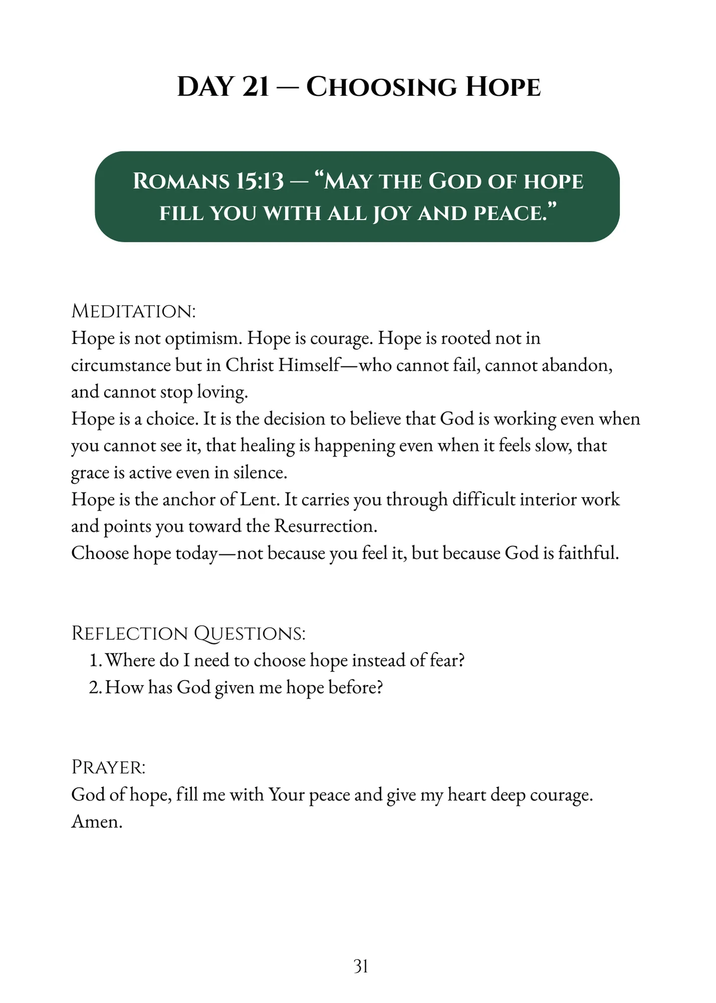 Return to Me: Lenten Prayer Guide - Image 30
