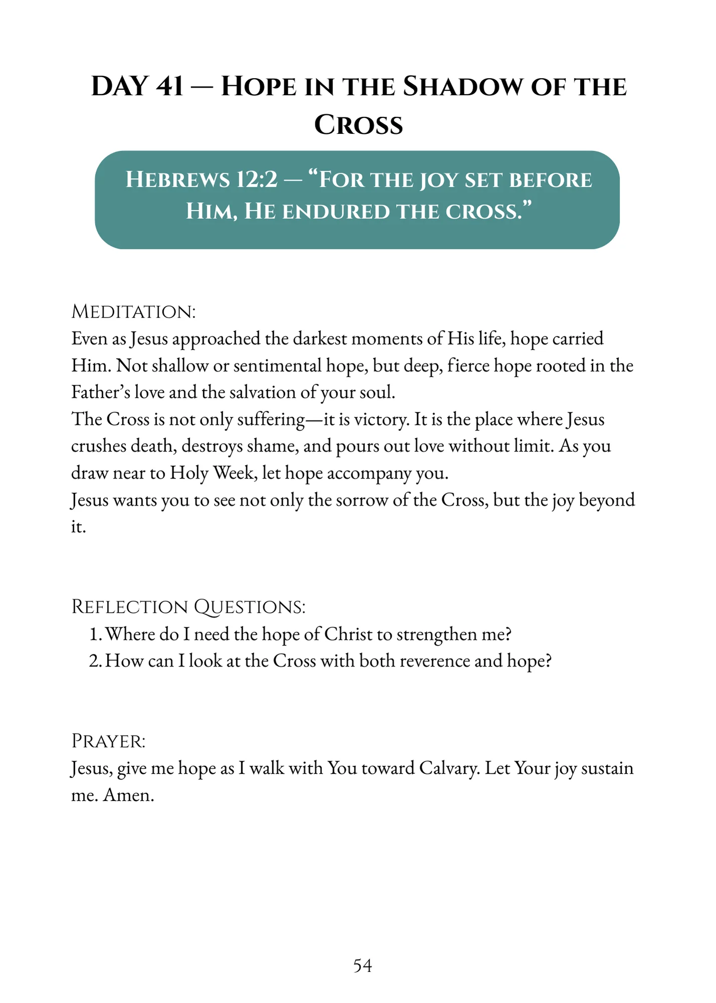 Return to Me: Lenten Prayer Guide - Image 53