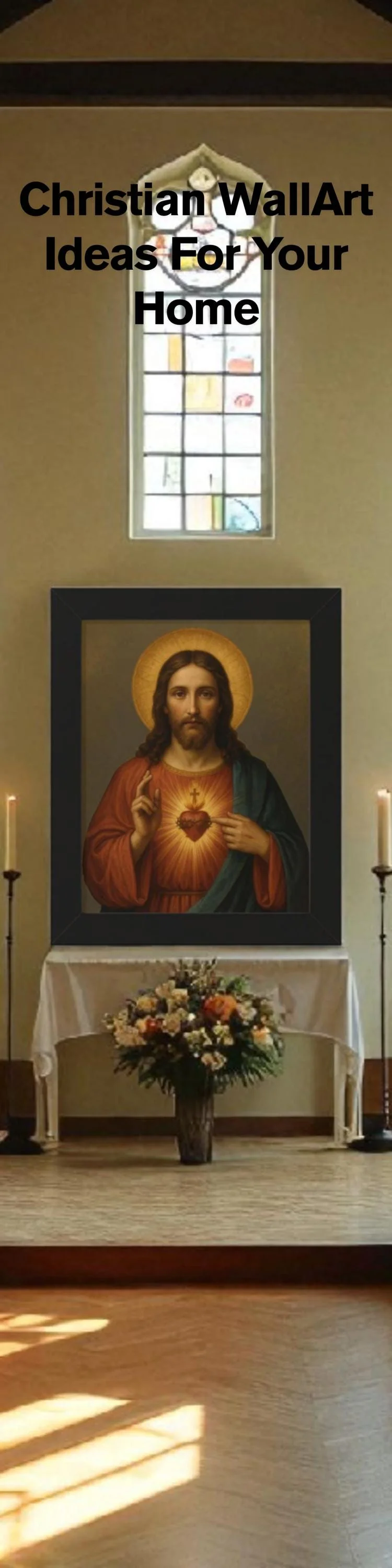 Sacred Heart Framed Wall Decor - Image 10