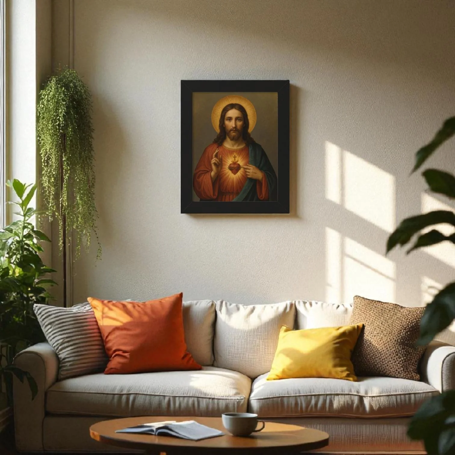 Sacred Heart Framed Wall Decor - Image 5