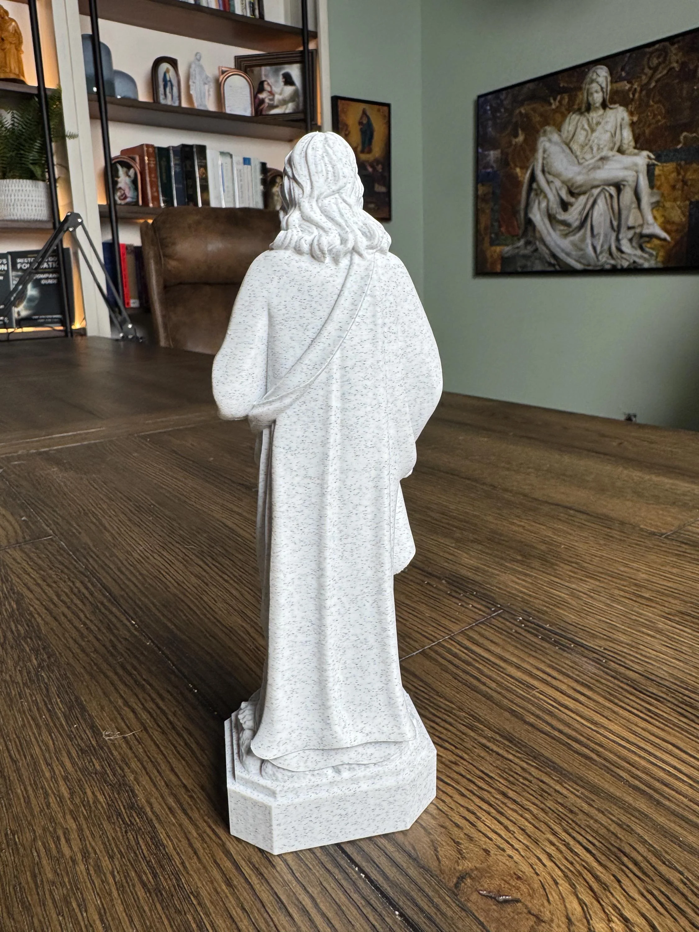 Sacred Heart of Jesus 3D Printed Statue - Image 3