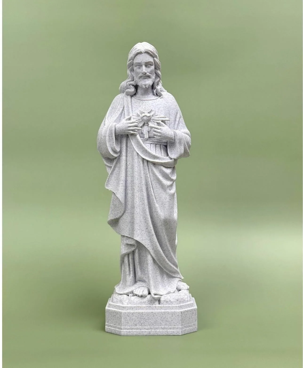 Sacred Heart of Jesus 3D Printed Statue - Image 6