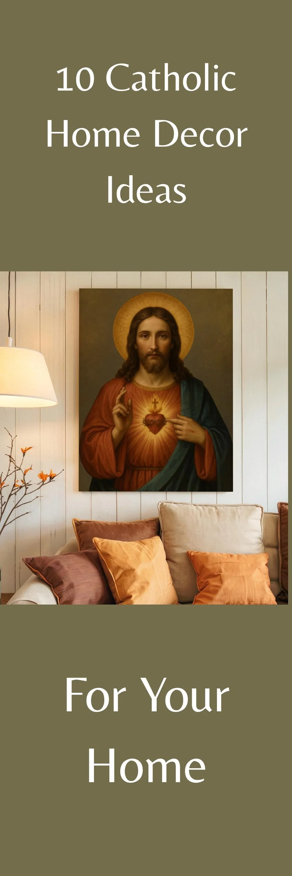 Sacred Heart of Jesus Canvas Wall Art - Image 10