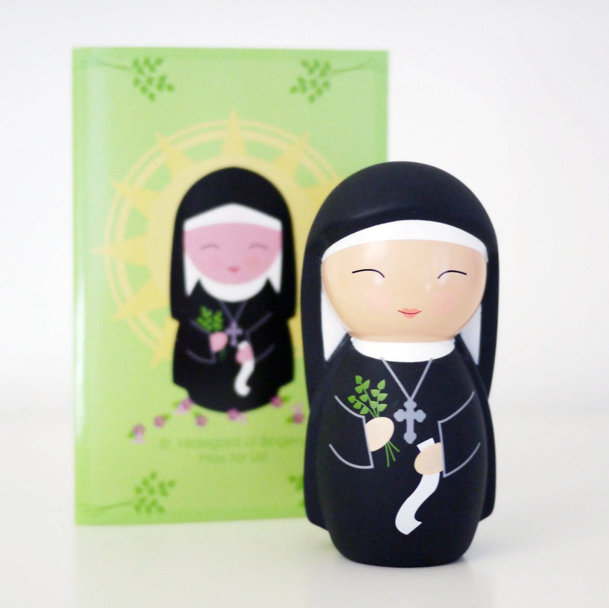 Saint Hildegard of Bingen Shining Light Doll - Image 2