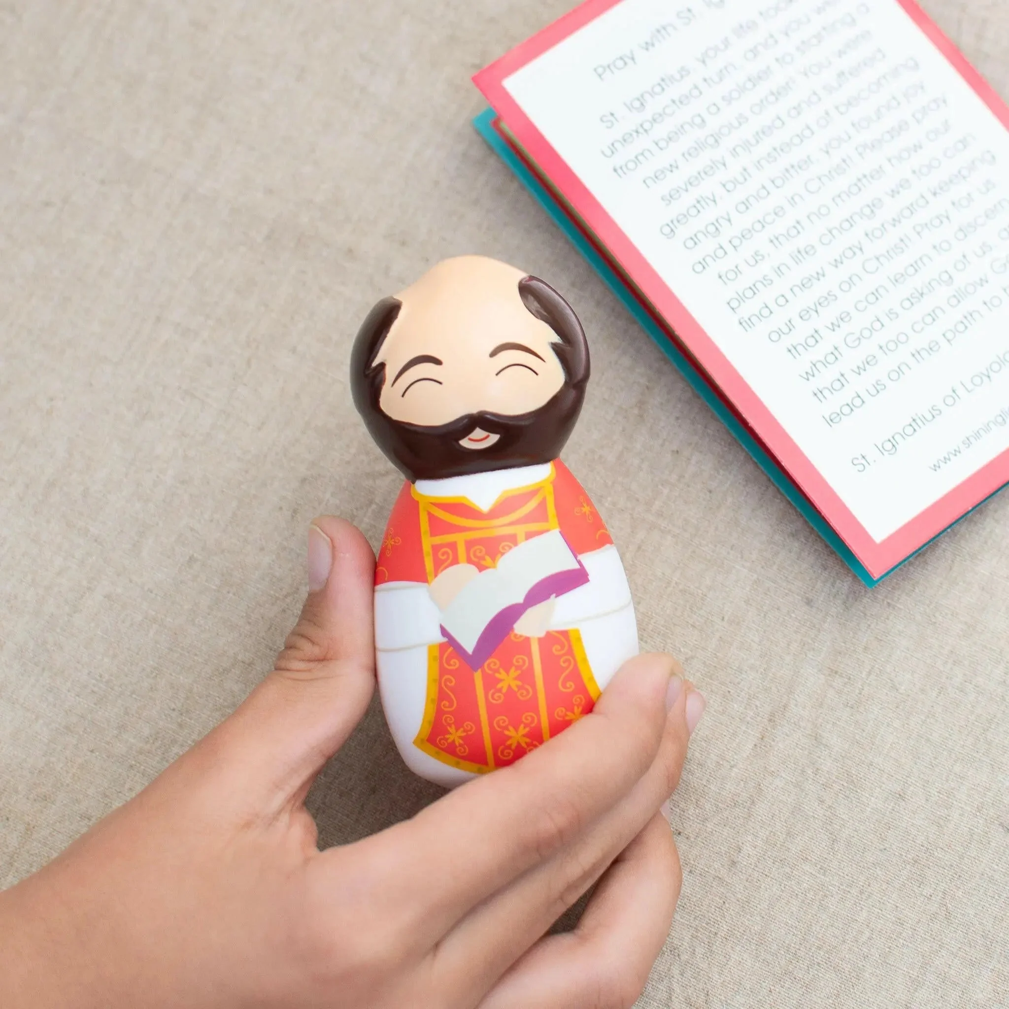 Saint Ignatius of Loyola Shining Light Doll - Image 2