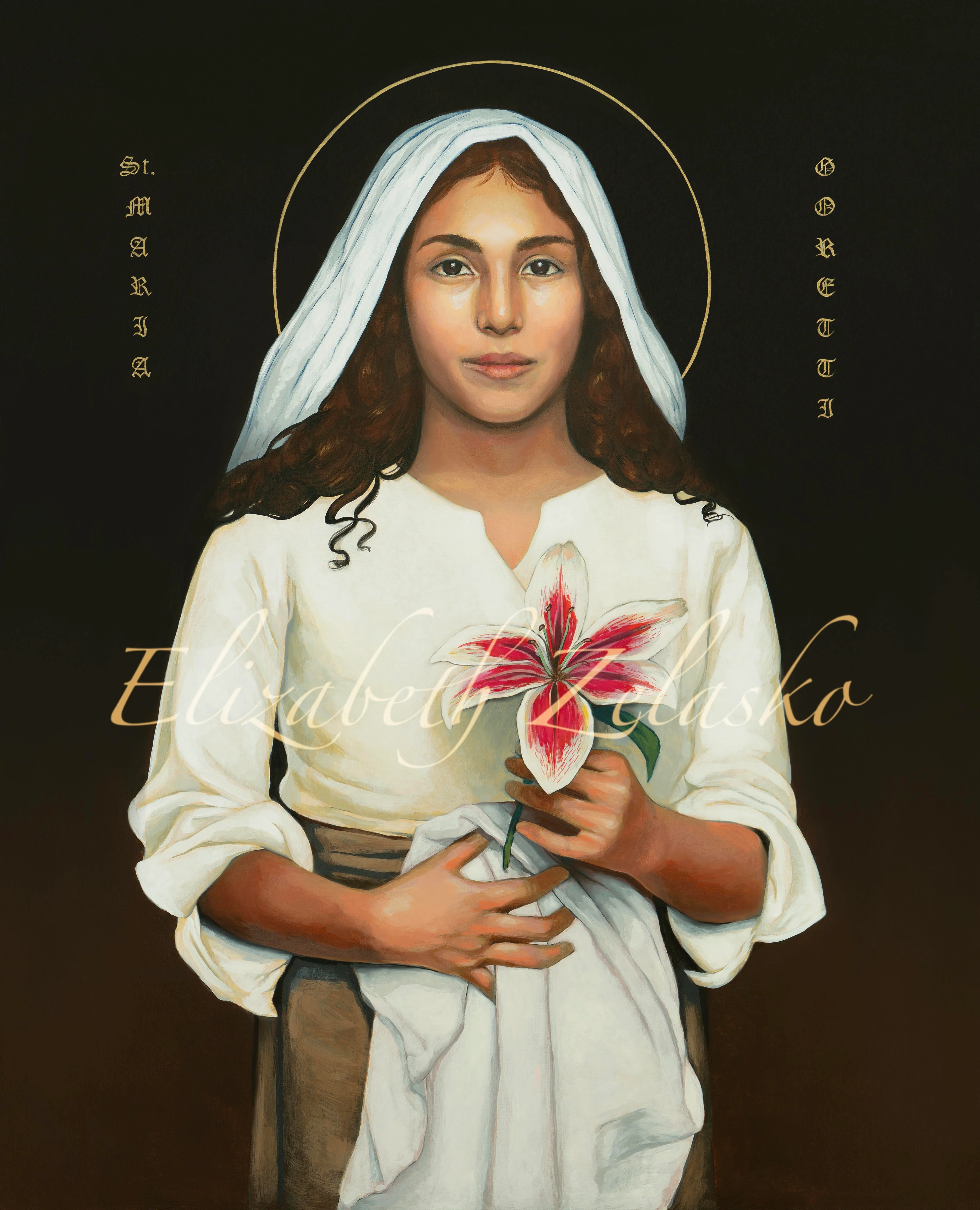 Saint Maria Goretti Print