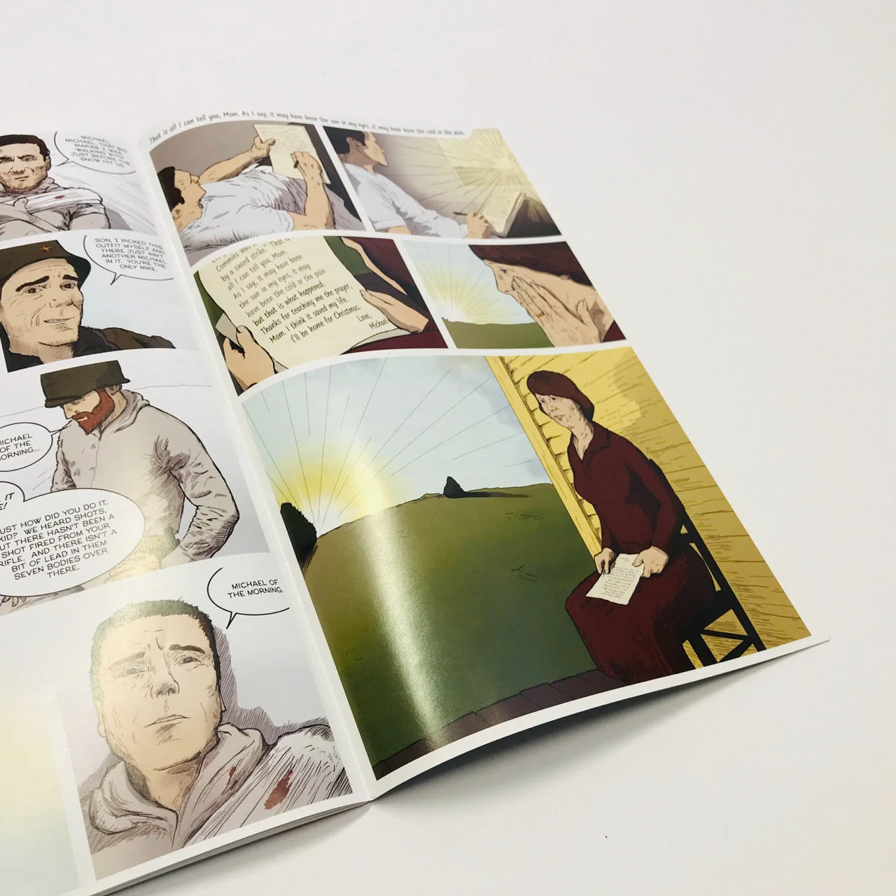 Saint Michael Above the 38th Parallel Gold Edition Comic Book - Image 13