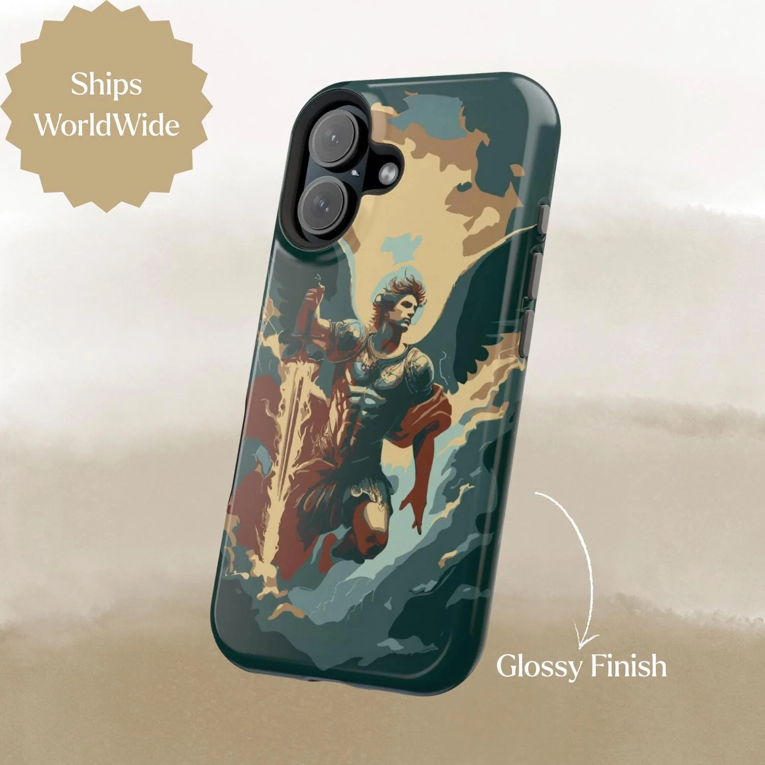 Saint Michael iPhone Case - Image 7