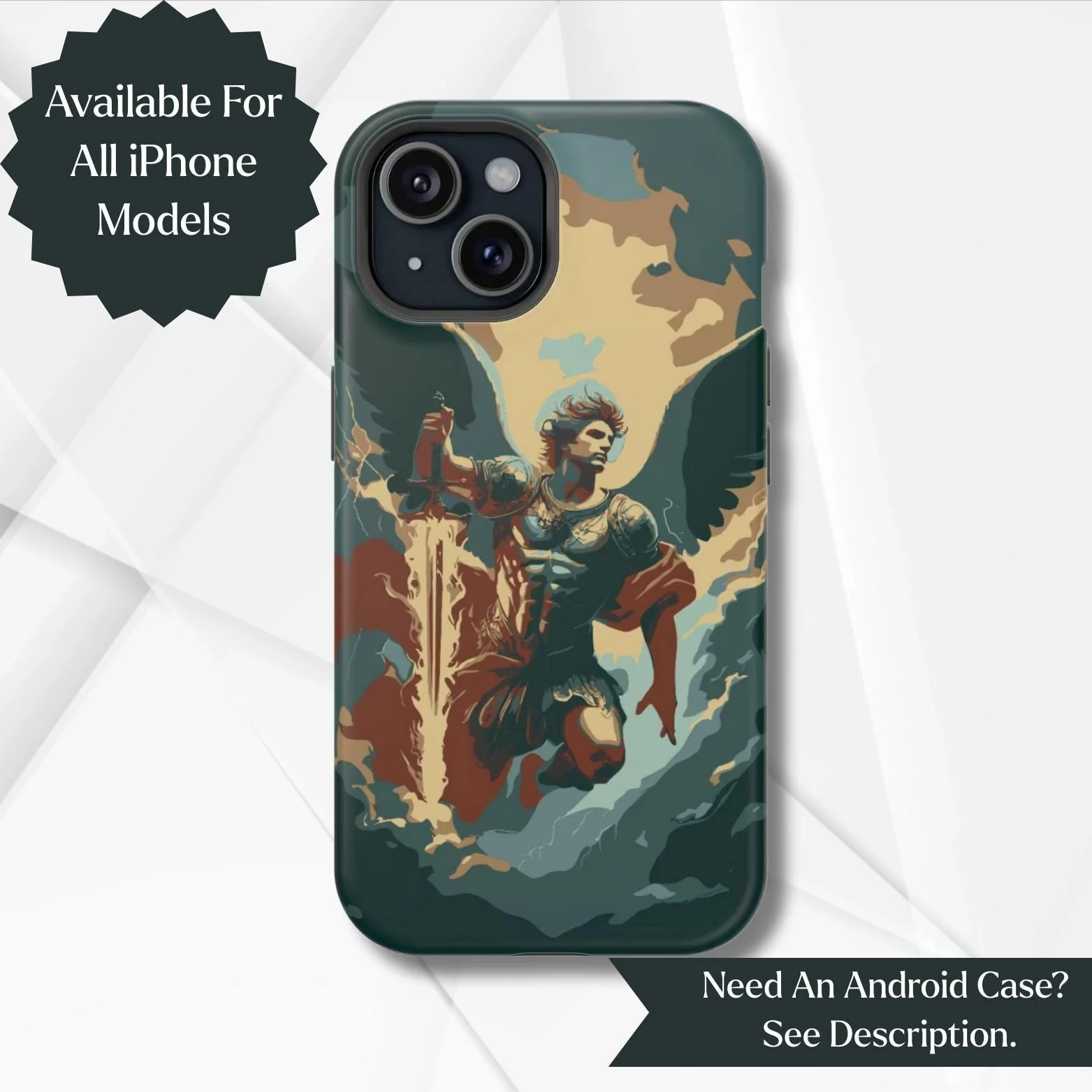 Saint Michael Phone Case - Image 3