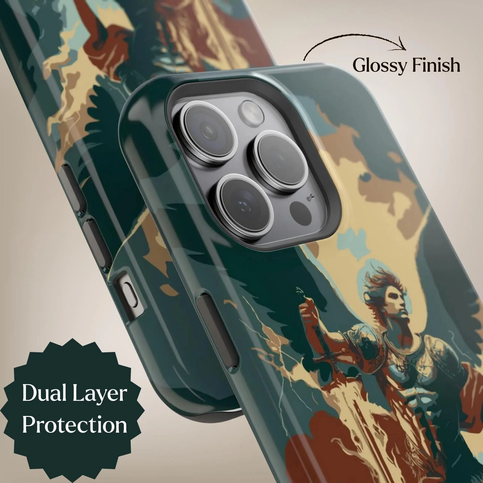 Saint Michael Phone Case - Image 6